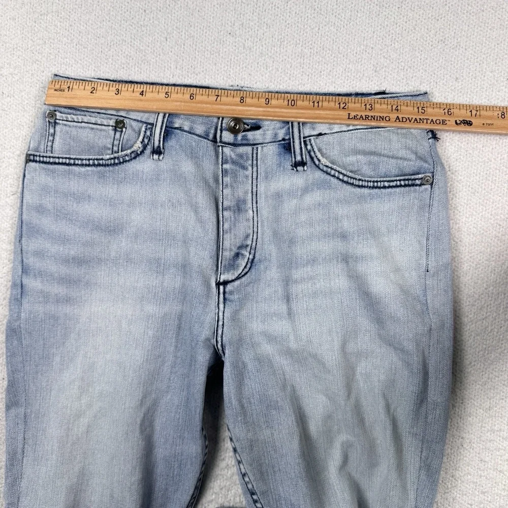 Rag & Bone Fit 1 Skinny Jeans Men 34x32 (30x27) Light Wash Stretch Button Fly‎